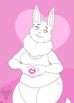  &lt;3 anthro brahkest clothed clothing eevee female fur jezebel_(crane) monochrome nintendo pok&eacute;mon pok&eacute;mon_(species) simple_background smile solo thick_thighs video_games 