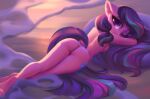  anthro beach breasts butt earth_pony equid equine fan_character female floppy_ears hasbro hi_res horse jumperkit looking_at_viewer mammal my_little_pony nude pony seaside serenity_pond_(shooterism) side_boob small_butt solo 