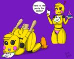  absurd_res anthro avian bird blush bodily_fluids breasts chicken cum duo female five_nights_at_freddy&#039;s five_nights_at_freddy&#039;s_2 galliform gallus_(genus) genital_fluids genitals hi_res male male/female penis phasianid simple_background six343 sweat toy_chica_(fnaf) video_games 
