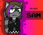  clothed clothing da_silva female mammal pokefound procyonid raccoon sam_(pink) solo 