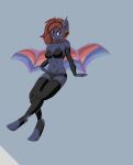  5_fingers anthro areola armwear bat_ears bat_pony bat_wings black_clothing black_legwear black_stockings bra breasts cel_shading clothed clothing colored_nails cute_fangs edit equid equine extantname_(artist) fan_character female fingers hi_res hooves legwear lingerie looking_at_viewer mammal membrane_(anatomy) membranous_wings my_little_pony nails navel panties pupils shaded simple_background slit_pupils solo stockings underwear wings yellow_sclera 