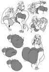  anthro balls balls_expansion big_balls big_penis bottomwear clothing cock_vore duo expansion genital_expansion genitals girly gym_bottomwear gym_clothing gym_shorts hi_res huge_balls huge_penis hyper hyper_balls hyper_genitalia hyper_penis jogging kalnareff kalnareff_(character) lopunny male male/male nintendo penile penis pok&eacute;mon pok&eacute;mon_(species) same_size_vore shorts video_games vore wide_hips 