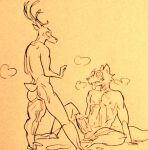  after_sex anthro antlers balls beastars bodily_fluids breath butt canid canine canis cervid cervine cum cum_everywhere cum_in_ass cum_inside cum_on_chest cum_on_leg cum_on_self dazed duo erection genital_fluids genitals horn legoshi_(beastars) louis_(beastars) male male/male mammal messy nude panting penis red_deer short_tail spread_legs spreading standing sweat tongue tongue_out wolf wuffinarts 