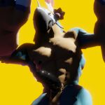 3d_(artwork) absurd_res amarali_(artist) avian bird breath_of_the_wild digital_media_(artwork) feral first_person_view hi_res kass_(tloz) looking_at_viewer male nintendo solo submissive submissive_pov the_legend_of_zelda video_games 
