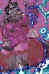  3_eyes absurd_res anal anal_masturbation anal_penetration anthro anus belly big_butt blep butt goo_creature hi_res looking_back male male_penetrated masturbation multi_eye nude overweight overweight_anthro overweight_male penetration pikaqoo solo tokyo_afterschool_summoners tongue tongue_out tsathoggua video_games 