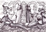  anthro big_penis bodily_fluids breasts city cum dragon duo excessive_cum female fish furrypur genital_fluids genitals gynomorph gynomorph/female herm hi_res huge_penis hyper hyper_genitalia hyper_penis intersex intersex/female intersex/intersex kaya_(knockedoutdragon) leora macro marine penis rampage shark 