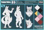  animal_genitalia animal_penis anthro arctic_wolf athletic athletic_anthro ball_tuft balls barefoot behemothking black_nose butt canid canine canine_penis canis card casual_nudity chest_tuft colored_nails digitigrade eyebrows feet fluffy fluffy_tail fully_sheathed fur genitals hair heterochromia hi_res long_hair long_tail looking_at_viewer male mammal mane model_sheet nails nipples nude pawpads penis rear_view sheath smile smirk solo space_station_13 sprite teeth_showing text tongue tongue_out toothy_grin tuft white_body white_fur wolf 