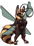  antennae_(anatomy) anthro areola big_areola big_breasts breasts el&#039;phine female furball_(artist) multi_arm multi_limb multi_wing ophelia_(furball) short_stack slightly_chubby solo wings 