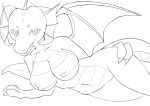  beast_(disambiguation) breasts dragon female hi_res laplace_91 male solo 