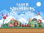  3reforged animal_ears blonde_hair bunny_ears cloud flower kirby kirby_(series) meta_knight mythra_(xenoblade) pikmin pikmin_(series) piranha_plant pixel_art pyra_(xenoblade) red_eyes red_hair sky sun super_smash_bros. waddle_dee xenoblade_chronicles_(series) xenoblade_chronicles_2 yellow_eyes 