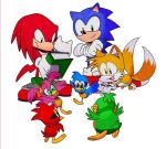  2021 2_tails ambiguous_gender anthro avian ballad-of-gilgalad beak biped bird black_eyes blue_body blue_feathers blue_fur book canid canine classic_knuckles classic_sonic classic_sonic_(universe) classic_tails clothing crossed_arms digital_media_(artwork) echidna eulipotyphlan feathers female flicky footwear fox fur gloves green_body green_eyes green_feathers group handwear hedgehog holding_book holding_object knuckles_the_echidna male mammal miles_prower monotreme multi_tail open_mouth open_smile orange_body orange_fur pigtails pink_body pink_feathers plantigrade red_body red_clothing red_feathers red_footwear red_fur red_shoes shoes simple_background smile sonic_the_hedgehog sonic_the_hedgehog_(series) standing white_background white_body white_clothing white_fur white_gloves wings yellow_beak 