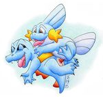  lady_machoke mudkip pokemon tagme totodile 