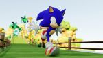  16:9 3d_(artwork) 4k absurd_res anthro blender_(software) blue_body blue_fur clothing digital_media_(artwork) eulipotyphlan footwear fur gloves green_eyes handwear hedgehog hi_res male mammal running smile solo sonic_the_hedgehog sonic_the_hedgehog_(series) twintails3d video_games widescreen 