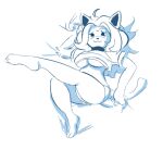  anthro breasts canid canine clothed clothing felid feline female hair mammal simple_background tem temmie_(undertale) text tinyjimmy topwear undertale video_games white_body 