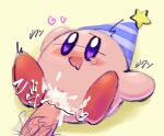  &lt;3 &lt;3_eyes arms_out blue_eyes blush bodily_fluids censored clothing conical_hat crossgender cum cum_in_pussy cum_inside disembodied_penis drooling duo female female_focus female_penetrated genital_fluids genitals hat headgear headwear hi_res japanese_text kirby kirby_(series) leg_markings lying male male/female male_penetrating male_penetrating_female mammal markings mtf_crossgender nintendo not_furry on_back open_mouth penetration penile penile_penetration penis penis_in_pussy pink_body poi_(artist) red_markings saliva sex simple_background size_difference smaller_penetrated socks_(marking) solo_focus tears text vaginal vaginal_penetration video_games waddling_head yellow_background 