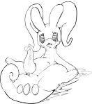  animal_genitalia anthro bodily_fluids erection genital_fluids genital_slit genitals goodra hi_res lying male nintendo on_back penis pok&eacute;mon pok&eacute;mon_(species) precum prehensile_penis sketch slime slit solo spread_legs spreading video_games warlordhunter01 