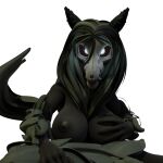  anthro breasts female holding_breast looking_at_viewer mal0 scp-1471 scp-1471-a scp_foundation sitting solo tongue tongue_out unknown_artist 
