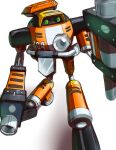  black_body e-104_epsilon green_eyes grey_body gun gun_arm machine neme303 orange_body ranged_weapon robot simple_background sonic_adventure sonic_the_hedgehog_(series) weapon white_background 