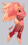  absurd_res anthro blasticussaturn dark_sclera female fur hi_res looking_at_viewer lopunny multicolored_body nintendo pok&eacute;mon pok&eacute;mon_(species) raised_arms red_body red_eyes red_fur smile solo video_games 