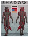  2021 4_toes 5_fingers anthro canid canine canis digital_media_(artwork) digitigrade featureless_crotch feet fingers hi_res jewel-thief male mammal model_sheet smile solo toes wolf 