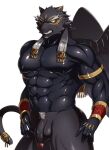  aaassstaro abs angry balls bottomless clothed clothing edit felid flaccid genitals male mammal melanistic muscular muscular_male nipples pantherine pecs penis pubes spandex tezcatlipoca tight_clothing tokyo_afterschool_summoners uncensored video_games wings 