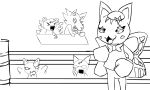 animal_crossing animated anthro blackpatapon bob_(animal_crossing) canid canine canis domestic_cat fang_(animal_crossing) felid feline felis female feral fighting_ring group mammal marshal_(animal_crossing) nintendo raymond_(animal_crossing) rosie_(animal_crossing) simple_animation simple_background video_games wolf wrestling 