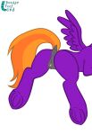  alpha_channel anus burningstar butt equid equine fan_character female feral genitals hi_res horse mammal pegasus pony presenting presenting_anus presenting_hindquarters presenting_pussy pussy raised_tail solo wings 
