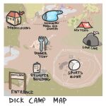  1:1 activity_book camp campsite english_text hi_res interspecies_dick_camp map not_furry pool_(disambiguation) tent terrain text the_xing1 zero_pictured 