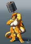  abs absurd_res anthro barbell dragon faogwolf female hi_res muscular muscular_anthro muscular_female solo 