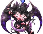  abs hi_res horn liquid_latex looking_at_viewer male membrane_(anatomy) membranous_wings monster muscular muscular_male nightgaunt pecs pyc6zncwf9uvnpf quads simple_background solo tentacles tokyo_afterschool_summoners video_games white_background wings 