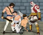  cyberbots god_of_war jin_saotome kratos metal_gear_solid prince prince_of_persia solid_snake 