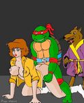  april_o&#039;neil raphael splinter tagme teenage_mutant_hero_turtles 