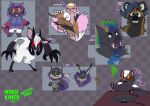  absurd_res anthro bovid canid canine canis caprine cloven_hooves domestic_cat fan_character felid feline felis fluffy full-length_portrait fur group hair happy_tree_friends headshot hi_res hooves hyaenid lion mammal marykimer mephitid mid_body mustelid pantherine portrait safe_(disambiguation) sheep simple_background sketch_page skunk text wolf 