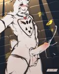 4:5 absurd_res anthro asriel_dreemurr_(god_form) ball_tuft balls black_sclera blush bodily_fluids body_blush boss_monster bovid caprine claws cum cumshot ejaculation erection eyebrows fur genital_fluids genitals goat hair hi_res horn humanoid_genitalia humanoid_penis jewelry male mammal markings muscular muscular_anthro muscular_male necklace necklace_only nude ombwie open_mouth orgasm penile penis pubes saliva saliva_string smile solo solo_focus sweat sweatdrop tongue tribal_markings tuft undertale vein video_games white_body white_fur 