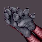  4_toes alexbasov5 anthro barefoot claws countershade_feet countershading digital_media_(artwork) dragon feet female foot_fetish foot_focus grey_background hi_res pyrope_(genericdef) simple_background skywing_(wof) solo toe_claws toes wings_of_fire 