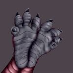  4_toes alexbasov5 anthro barefoot claws countershade_feet countershading digital_media_(artwork) dragon feet female foot_fetish foot_focus grey_background hi_res pyrope_(genericdef) simple_background skywing_(wof) solo toe_claws toes wings_of_fire 