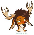 alpha_channel antlers areye_(artist) blush cervid expression_sheet flirting girly horn looking_at_viewer looking_pleasured male mammal simple_background solo tongue tongue_out transparent_background 