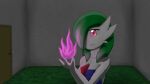  16:9 2021 clothed clothing elemental_manipulation female fire fire_manipulation gardevoir ghostth39 glistening glistening_eyes green_hair hair hi_res humanoid inside nintendo partially_clothed pok&eacute;mon pok&eacute;mon_(species) ruby_(ghostth39) solo video_games widescreen 