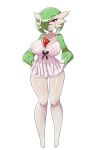  absurd_res anthro areola babydoll bedroom_eyes big_areola big_breasts breasts cassidy_(greatbritainbill) clothing female gardevoir hi_res lucyfercomic narrowed_eyes nightgown nintendo nipples open_mouth panties pok&eacute;mon pok&eacute;mon_(species) puffy_nipples red_eyes scar seductive smile solo underwear video_games wide_hips 