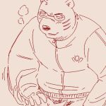  1:1 anthro clothing eiji_kakihana_(odd_taxi) fellatio low_res male mammal odd_taxi oral penile polar_bear run_aki sekiguchi_(odd_taxi) sex simple_background sketch tracksuit ursid ursine 