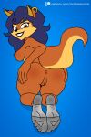  anthro breasts canid canine carmelita_fox clothing female footwear fox genitals hi_res mammal mrchasecomix nipples nude pussy sly_cooper_(series) socks solo sony_corporation sony_interactive_entertainment sucker_punch_productions video_games 
