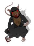  absurd_res anthro ascar_angainor breasts brown_body brown_fur capcom clothed clothing dimitrescu dress female fur hi_res jewelry looking_at_viewer mammal murid murine necklace rat red_eyes resident_evil resident_evil_8:_village rodent sickle skaven solo tagme tattered_ears tongue tongue_out vampire video_games warhammer_(franchise) 