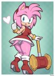  absurd_res amy_rose anthro blue_eyes breasts butt clothing eulipotyphlan female hedgehog hi_res looking_at_viewer looking_back mammal panties rear_view simmsyboy solo sonic_the_hedgehog_(series) tongue tongue_out underwear upskirt 