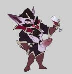  alcohol balls beverage big_balls big_penis body_hair chest_hair genitals hairy_face halloween hi_res holidays kled_(lol) league_of_legends lgbt_pride mafekoba male male/male muscular muscular_male penis pride_colors riot_games solo teeth video_games wine yordle 