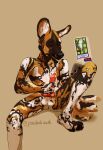  absurd_res african_wild_dog animal_genitalia animal_penis bodily_fluids canid canine canine_penis canis chat cum cumshot ejaculation genital_fluids genitals hi_res knot looking_pleasured male male/male mammal masturbation paintedawd penis phone photo simple_background solo tailwag wolf 
