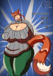  animal_humanoid big_breasts big_nipples breasts canid canid_humanoid canine canine_humanoid cleavage_cutout clothed clothing corneliousrr digital_media_(artwork) female fox fox_humanoid hi_res humanoid hyper keyhole_turtleneck mammal mammal_humanoid mature_female nipples overweight pinup pose slightly_chubby sweater topwear wide_hips 