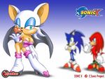  boots breasts clothed clothing esenkas female gloves hedgehog knuckles_the_echidna mammal nipples rouge_the_bat sega skimpy sonic_(series) sonic_team sonic_the_hedgehog 