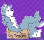  anthro canid canine canis digital_media_(artwork) fizzyjay fur male mammal nintendo nude simple_background solo star_fox video_games wolf wolf_o&#039;donnell 