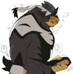  2020 anthro balls black_body black_fur black_nose blush edit erection eyes_closed fur genitals hyaku_(artist) japanese_text kemono legendary_pok&eacute;mon male masturbation muscular muscular_anthro muscular_male nintendo penile penile_masturbation penis pok&eacute;mon pok&eacute;mon_(species) rapid_strike_style_urshifu simple_background solo text uncensored urshifu video_games white_background 