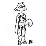  absurd_res anthro baggy_clothing canid canine clothing featureless_face hi_res male mammal overalls sweater tagme topwear 